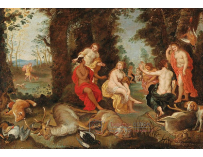 D-5907 Jan Brueghel - Diana a její nymfy po lovu