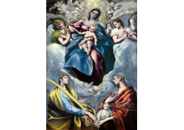 D-7816 El Greco - Madonna a dítě se svatou Martinou a svatou Agnes