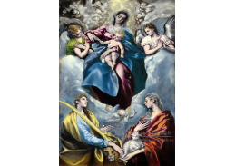 D-7816 El Greco - Madonna a dítě se svatou Martinou a svatou Agnes
