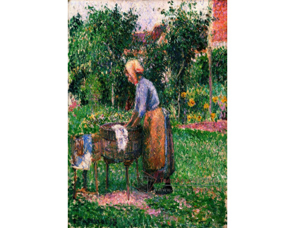 VCP-483 Camille Pissarro - Pradlena v Eragny