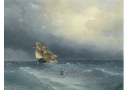 VR-347 Ivan Konstantinovič Ajvazovskij - Zvedající se bouře