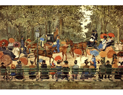 SO IX 4 Maurice Brazil Prendergast - Slavnostní příjezd