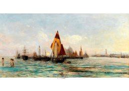 A-1287 Theodor von Ehrmanns - Rybářské lodě poblíž Benátek