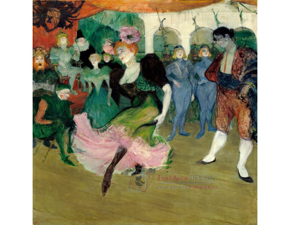 D-8300 Henri de Toulouse-Lautrec - Marcelle Lenderová tančící bolero v Chilpéricu
