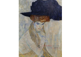VR3-43 Gustav Klimt - Černý klobouk