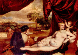 Tizian - Venuše a hráč na loutnu