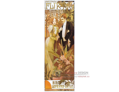 VAM124 Alfons Mucha - Flirt Lefevre Utile