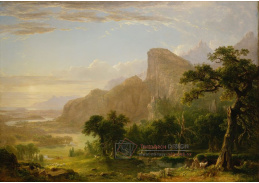 DDSO-2125 Asher Brown Durand - Krajina s pastýři a jejich stádem