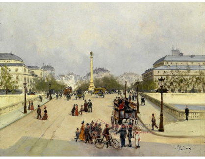 SO IV-476 Eugene Galien-Laloue - Ulice Paříže