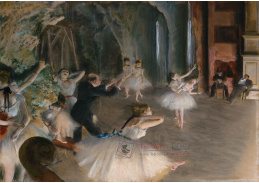 A-207 Edgar Degas - Zkouška na jevišti