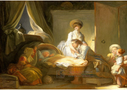 D-7337 Jean Honoré Fragonard - Návštěva školky