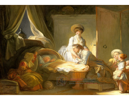 D-7337 Jean Honoré Fragonard - Návštěva školky