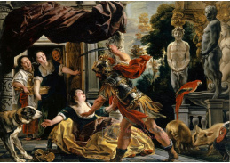 D-9466 Jacob Jordaens - Ulysses ohrožující Circe