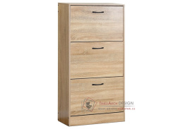 ABO-G1016 OAK, botník 3-dveřový, dub