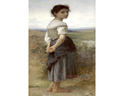 VR15-23 Adolph William Bouguereau - Mladá pastýřka