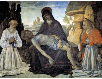 SO V-299 Pietro Perugino - Oplakávání se svatým Jeronýmem a Marii Magdalénou