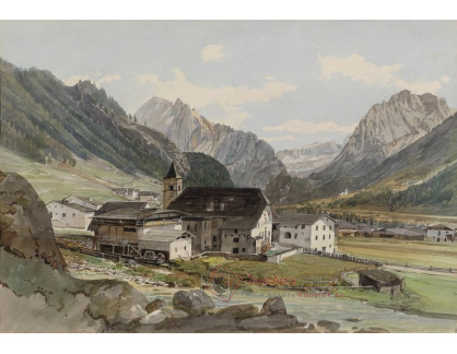 SO XIII-450 Thomas Ender - Horská vesnice