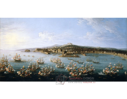 SO XVI-224 Antonio Joli - Karel III opouštějící přístav v Neapoli