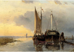 KO IV-152 Johan Barthold Jongkind - Přístav na holandské řece