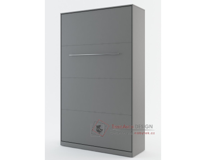CONCEPT PRO CP-02, vysoká výklopná postel 120x200cm, šedá