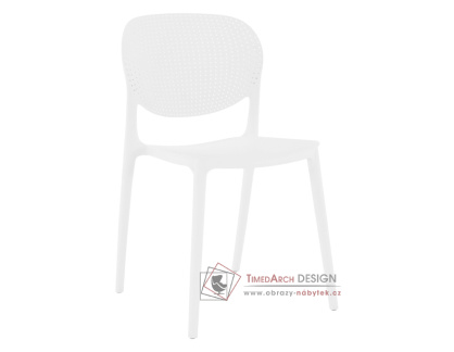 FEDRA NEW, židle, plast bílý