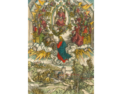 VR12-82 Albrecht Dürer - Svatý Jan před trůnem
