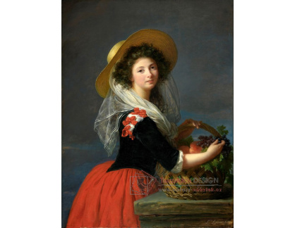 XV-484 Elisabeth Vigee-Lebrun - Portrét Marie Gabrielle de Gramont, vévodkyně Caderousse