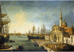 KO IV-448 Michele Marieschi - Pohled na Bacino di San Marco v Benátkách