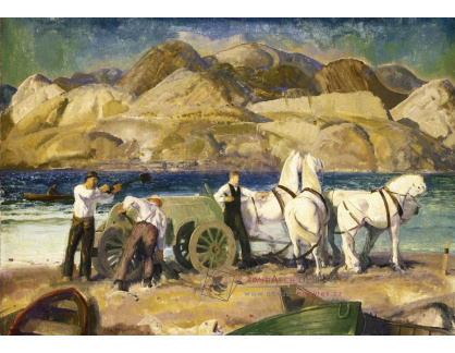 SO X-449 George Wesley Bellows - Težba písku