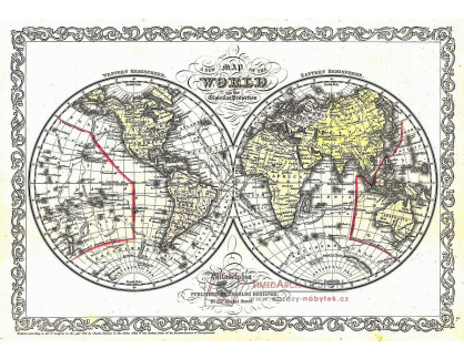 Obraz mapa VM 62