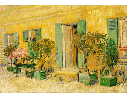 R2-1231 Vincent van Gogh - Fasáda restaurace v Asnieres