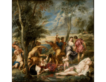 VRU178 Peter Paul Rubens - Bacchanalie na Androsu