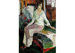 VEM13-127 Edvard Munch - Modelka na gauči