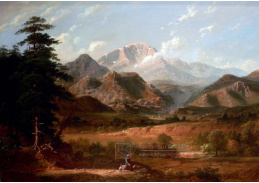 VSO 1029 George Caleb Bingham - Pohled na Pike Peak