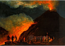 SO V-32 Jacob Philipp Hackert - Erupce Vesuvu v roce 1774