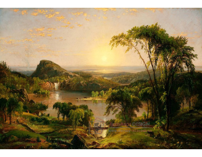 SO XIV-291 Jasper Francis Cropsey - Léto na jezeře Ontario