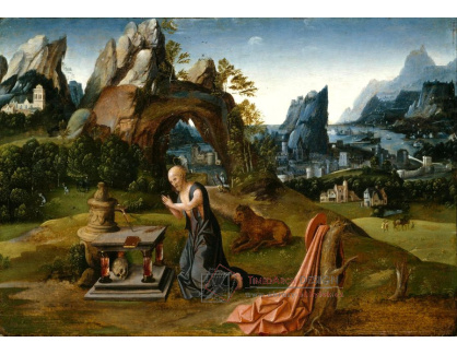 KO IV-136 Joachim Patinir - Svatý Jeroným modlící se v krajině