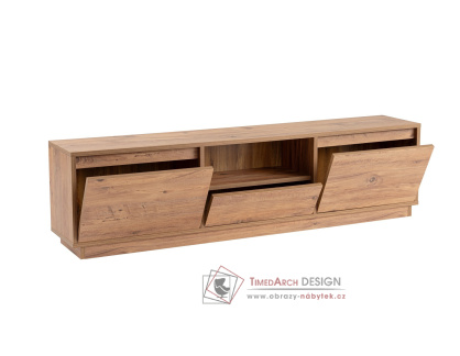 VANGUARD, televizní stolek 3-dveřový, borovice Atlantic