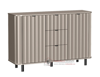 Komoda 2D3S JOLY clay gray