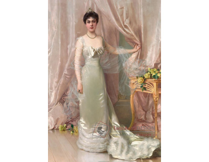 D-6123 Vittorio Matteo Corcos - Portrét princezny Evelyne Colonna di Stigliano