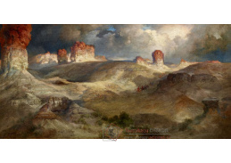 D-8407 Thomas Moran - Pine Buttes ve Wyomingu