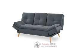 ASB-4720 GREY2 pohovka - 3-sed rozkládací, buk / látka šedá