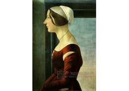 VR17-24 Sandro Botticelli - Portrét ženy