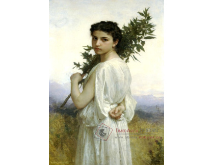 VR15-14 Adolph William Bouguereau - Vavřínový věnec