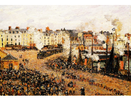 VCP-239 Camille Pissarro - Rybí trh v Dieppe
