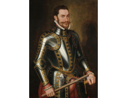 PORT-157 Frans Pourbus - Portrét vévody Emanuele Filiberto di Savoia