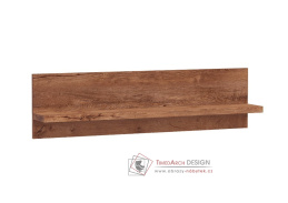 INDIANAPOLIS I-11, nástěnná police 120cm, jasan světlý