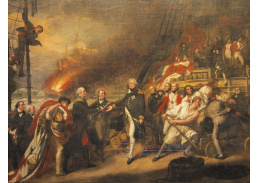 A-8702 John Singleton Copley - Vzdání se nizozemského admirála v bitvě u Camperdown