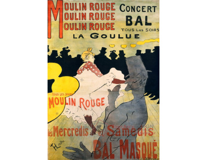 D-6359 Henri de Toulouse-Lautrec - Moulin Rouge, La Goulue