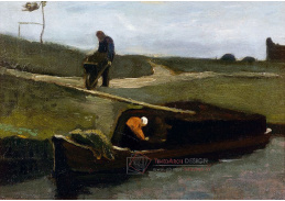 VR2-245 Vincent van Gogh - Rašelinový člun se dvěma postavami